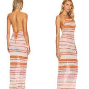 Antonio Melani NWT Crochet Knit Striped Coverup (M)